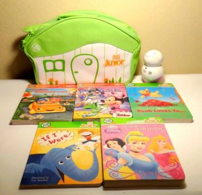 Leapfrog Tag Junior Carrying Case, 5 Books & Pen Pooh Minnie Disney Princess - Image 1 of 4