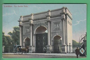 🌞MARBLE ARCH, LONDON - CARRIAGE & BUS - 1905 😊BUY 2 GET 1 FREE - Picture 1 of 2