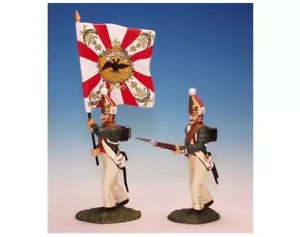 Frontline RNI.4 Guerras Napoleónicas Ejército Ruso Granadero Infantería Bandera y Suboficial Nuevo - Imagen 1 de 6
