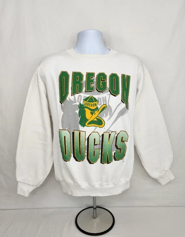 VINTAGE Oregon DUCKS Football Jostens SWEATSHIRT     Men's  L Cover