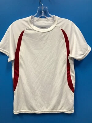 NUEVA Camiseta de Fútbol Juvenil High Five 100% Poliéster Color Blanco Rojo Talla L Grande Foto 1 de 4