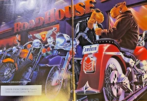 1996 Advertisement Joe Camel Smooth Characters Road House - Picture 1 of 1