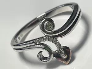 'CLOGAU' sterling silver '925' and Welsh gold tree of life vine ring band size T - Picture 1 of 18