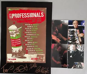 THE PROFESSIONALS - PAUL COOK 'Sex Pistols' In-person signed lim. Posters 13x18 - Picture 1 of 1