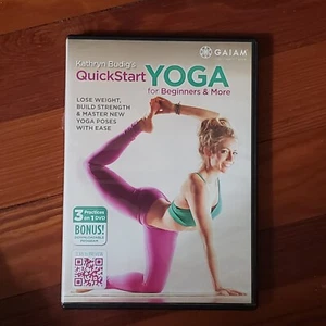 YOGA Quickstart Yoga for Beginners Free Shipping Lose Weight Build Strength - Picture 1 of 1