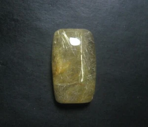 Natural Golden Rutile Quartz Cabochon Baguette 13.70 ct Loose Gemstone J 213 - Picture 1 of 5