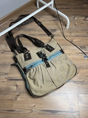 GGL George Gina & Lucy Nouvelle Cortina Beige Gris Bolso de Hombro - Imagen 1 de 4