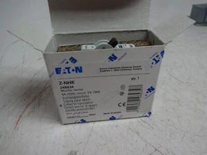 New Eaton Z-NHK Auxiliary Contact 248434 BK45F - Picture 1 of 5