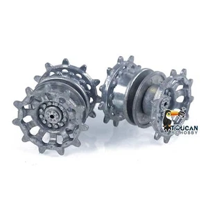 Metal Sprockets Driving Wheels for Heng Long 1/16 RC Tank Challenger II 3908 - Picture 1 of 5
