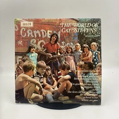 The World Of Cat Stevens 12” Vinyl LP Folk Rock Pop 1970 Decca EX/G+ - Image 1 of 4