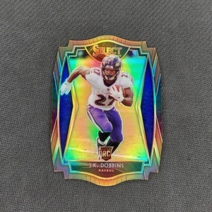 Select J.K. Dobbins Premier Level 2020 cobre Prizm troquelado/355 #52 novato radiocontrol - Imagen 1 de 10