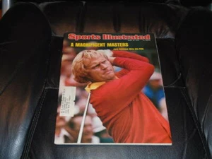 1980 SPORTS ILLUSTRATED MAGAZINE GOLF JACK NICKLAUS MASTERS NEAR MINT - Picture 1 of 2