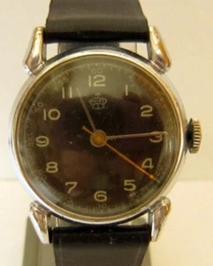 VINTAGE RARE WW2 MILITARY 34mm MEN'S GERMANY MECHANICAL WATCH "THIEL" # 441 - Picture 1 of 14