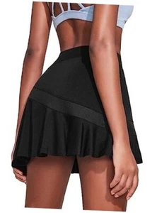 Ekouaer Tennis Skirts for Women Pleated Athletic Golf Skorts Skirt Medium Black - Picture 1 of 7