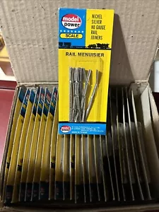 Box of 24 new model, power Nickel Silver HO Gauge Rail Joiners, Rail Menuisie - Picture 1 of 2