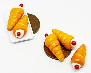 Casa de muñecas cuernos crema panadería hecha a mano escala 1:12 miniatura PL50 ML tumdee - Imagen 1 de 8