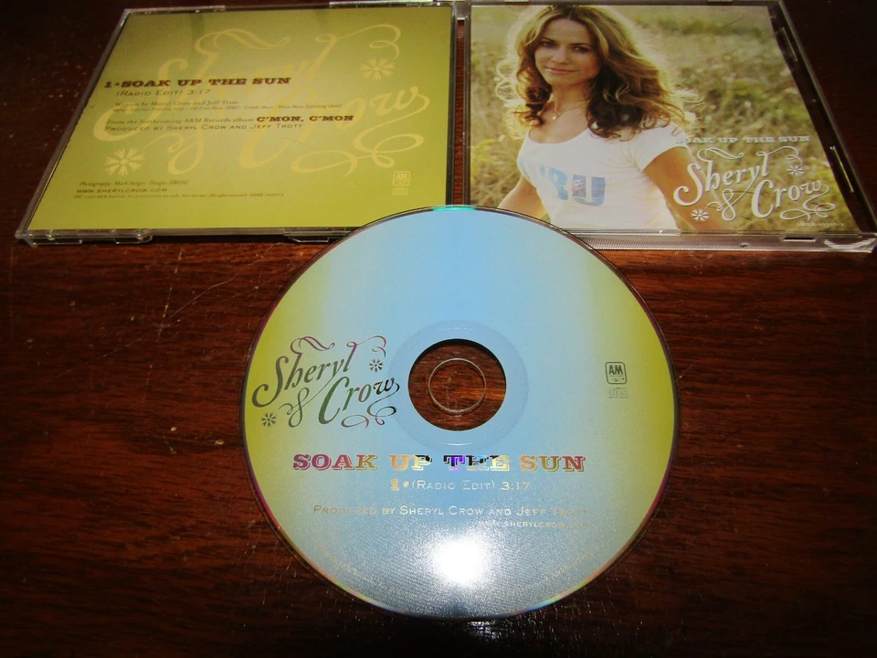 SHERYL CROW Soak Up the Sun 1 track radio edit 2002 US PROMO DJ CD Single Foto 1 de 1