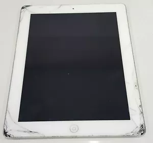 Apple iPad 4th Gen A1458 9.7" 5MP SOLD AS IS/Crack Screen/PIN LOCKED/Dark LCD - Picture 1 of 4