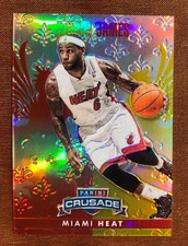 2013 LeBron James Heat Cavs Lakers NBA RED REFRACTOR PARALLEL Basketball Card 💎
