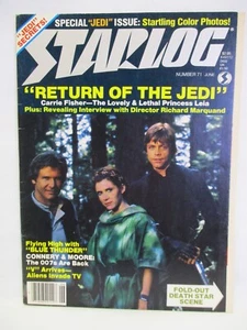 Starlog 71 June 1983 Return Of The Jedi Star Wars 007 Sean Connery Roger Moore - Picture 1 of 9