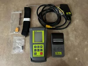 TPI 709 Combustion Analyzer W/ A740 Infrared Printer Flue Gas Analyzer DRC4-4 - Picture 1 of 9