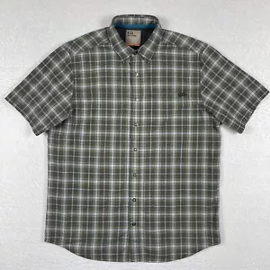5.11 Tactical Hemd Herren Medium grün kariert Druckknopf Utility Workwear Reise Camp - Bild 1 von 13