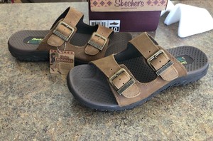 skechers reggae jammin black sandals