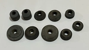 Vintage Set of 10 Valve Seat Grinding Wheels 11/16 Thread Stones - Picture 1 of 18