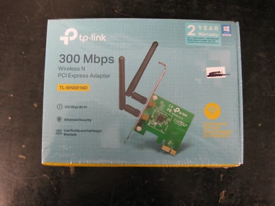 TP-Link TL-WN881ND Express Wireless N Adapter 300mbps PCI Adapter New - Image 1 of 2