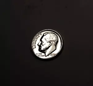 1950 Roosevelt Dime * Prova di gemma * Data migliore * XXD111 - Foto 1 di 4