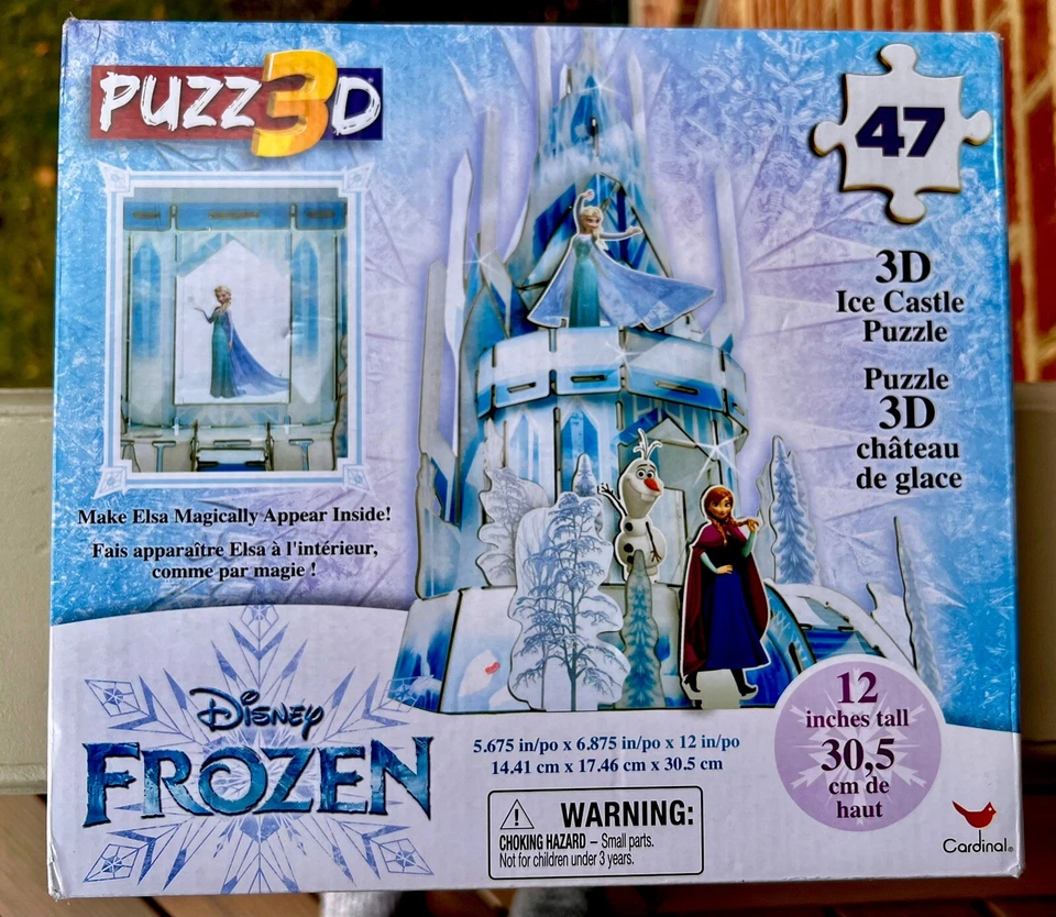 Disney Frozen 2 Puzzle Puzz 3D Magic Light Ice Castle Puzzle Elsa Anna Arendale