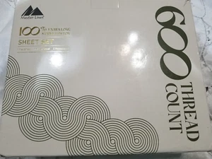 Juego de hojas de conteo de 600 hilos de lino Mayfair - completo - Imagen 1 de 5