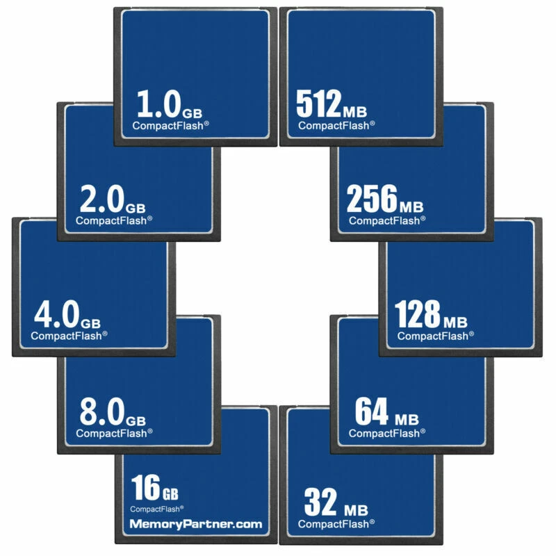 32/256/512MB 2GB 4GB 16GB 32GB 64GB SD Card Compactflash CF Memory Card Standard - Image 1 of 1