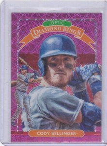 2020 Donruss Optic Cody Bellinger Pink Velocity /199 Los Angeles Dodgers #3