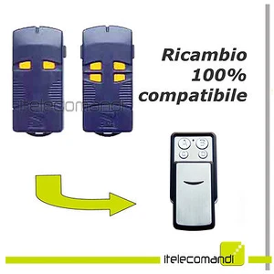 Telecomando radiocomando Slide 315 Mhz 4 tasti compatibile Came TOP312 TOP314 - Foto 1 di 1