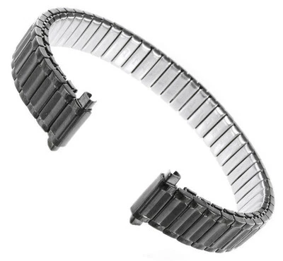 Correa de reloj Speidel Gun 10-13 mm metal gris acero inoxidable Twist-O-Flex 2224/22 Foto 1 de 3