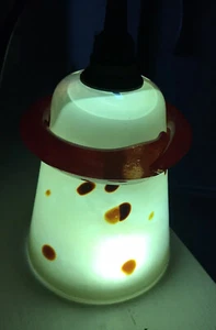 Vintage Murano Hand Blown Glass Light Fixt/Pendant *3 Availb ~Sold Each Gorgeous - Picture 1 of 12