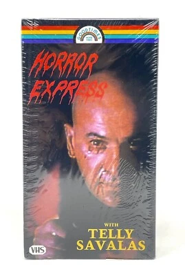 RARE Vintage 80’s HORROR EXPRESS VHS Tape! Factory Sealed! Good Times Home Video - Image 1 of 4