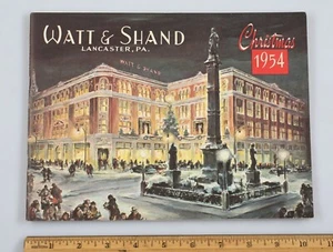 Vintage 1954 Watt & Shand Christmas Catalog Lancaster Pennsylvania Toys - Imagen 1 de 9