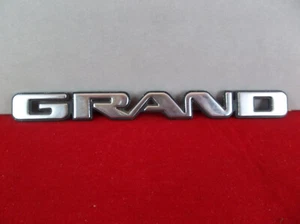1999-2004 Pontiac "Grand" Am Chrome Plastic Script Emblem OEM - Picture 1 of 5