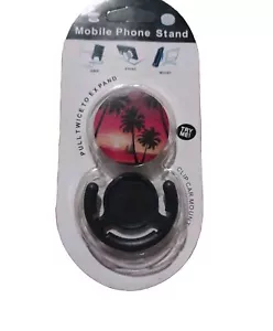 Universal Phone-Tablet Kickstand Socket +Dashboard-Wall-Desktop Clip Mount - Picture 1 of 3
