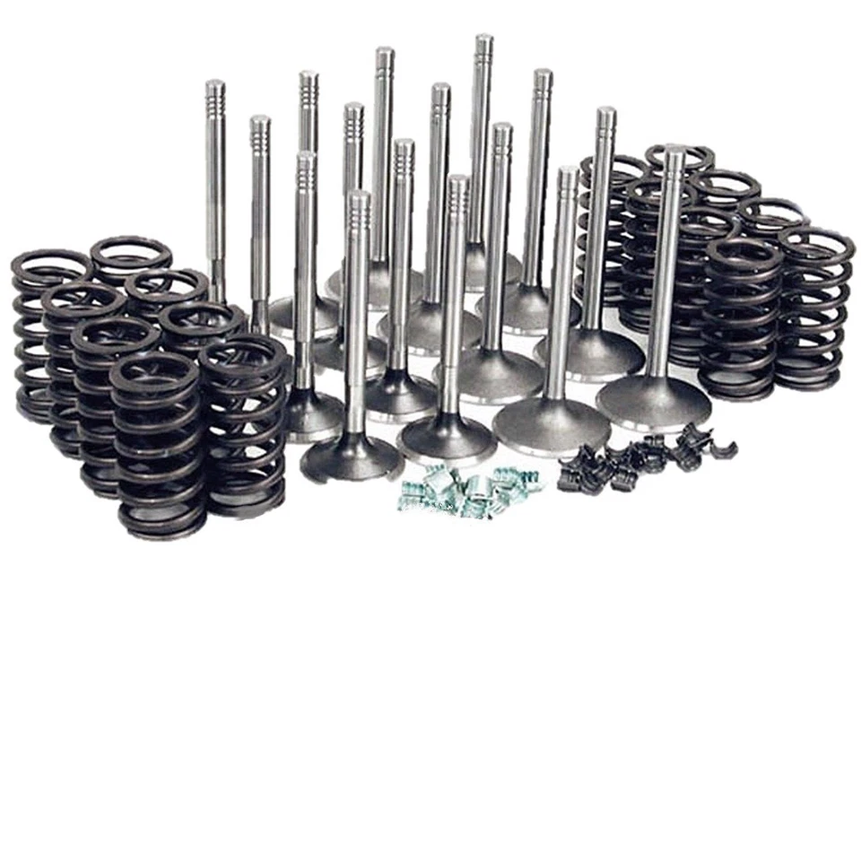 Válvulas de admisión y escape Thunderbird bloque Y Ford 272, cerraduras y resortes 1955-56  Foto 1 de 2