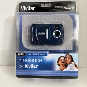 Vivitar freiberufliche 3-in-1-Digitalkamera V69379 – blau neu aus altem Lagerbestand - Bild 1 von 5