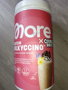 More Nutrition MilkyccinoVanillaDark CookieDough mit Keksstückchen 500gr. NEU! - Bild 1 von 3