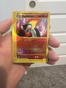 Pokémon TCG Typhlosion Expedition Base Set Reverse Holo Rare Card 28/165 - Picture 1 of 4