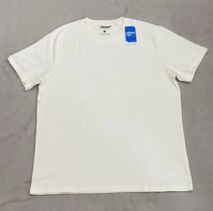 Porter & Ash Shirt Mens Large Off White Essential Performance Classic Crew - Picture 1 of 5