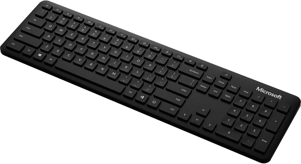 Microsoft Bluetooth-Tastatur, QSZ-00001, US Layout QWERTY Schwarz - Wireless - Bild 1 von 4
