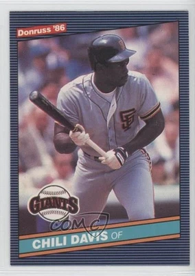 1986 Donruss Chili Davis #65 - Image 1 of 2