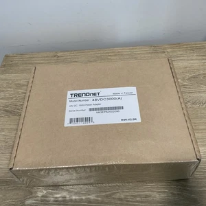 TRENDNET 48VDC3000(A) 48V DC 160W Power Adapter - NEW SEALED! - Picture 1 of 4