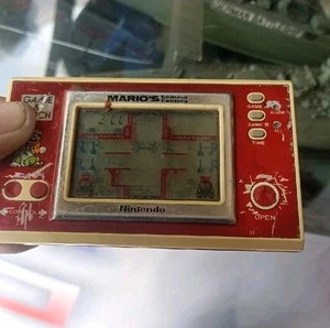 Nintendo Game and Watch Mario's Cement Factory senza copri batteria per parte/riparazione - Foto 1 di 3